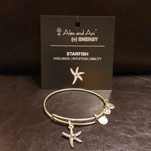 Authentic Alex and Ani silver tone Starfish